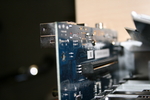SATA ports on the backside of the mainboard