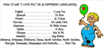 I Love You in 20 languages