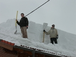 Skifahren, und Schneelage Februar 2009 030